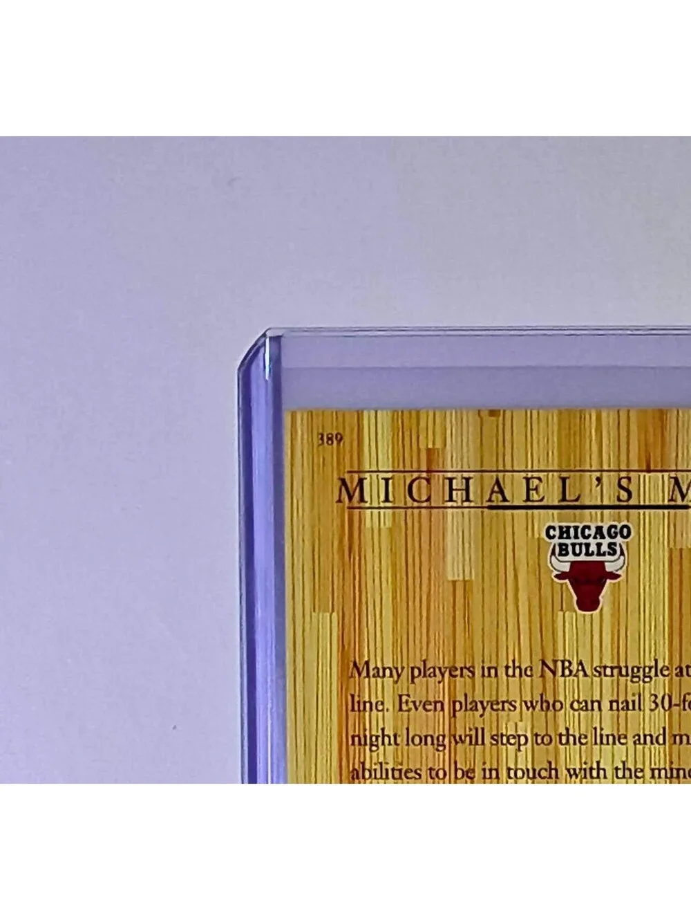 Michael Jordan 1997-98 Upper Deck Collector's Choice #389 Card Chicago Bulls